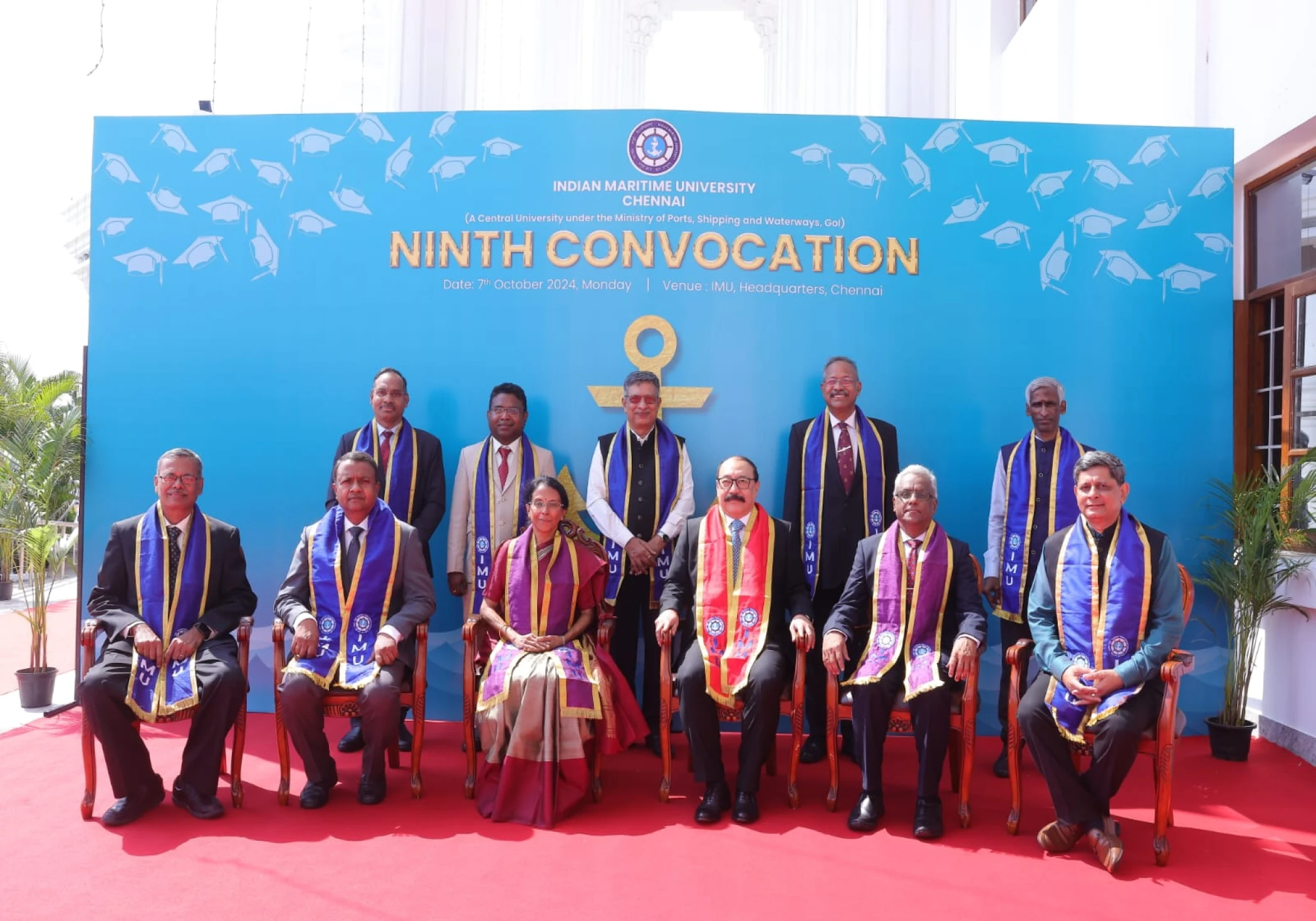 Indian Maritime University Celebrates 9th Convocation Ceremony